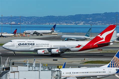 The Final Qantas 747 Flight Takes Off .